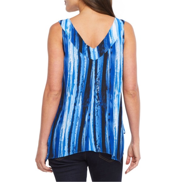 NWT Bold Elements V-Neck Sleeveless Blouse - Picture 3 of 4
